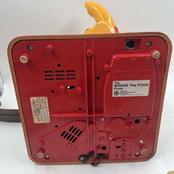 Vintage WINNIE THE POOH Landline Telephone Collectible Antique Disney 1964 - Picture 11 of 12